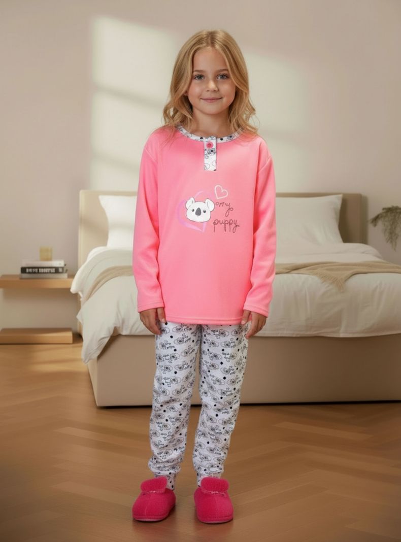Pijama Franela Nina Invierno Manga Larga 457