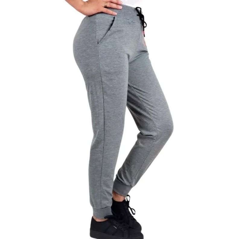 Pantalón Jogger Buzo Mujer Algodón Sin Forro Polar Liso 130-1