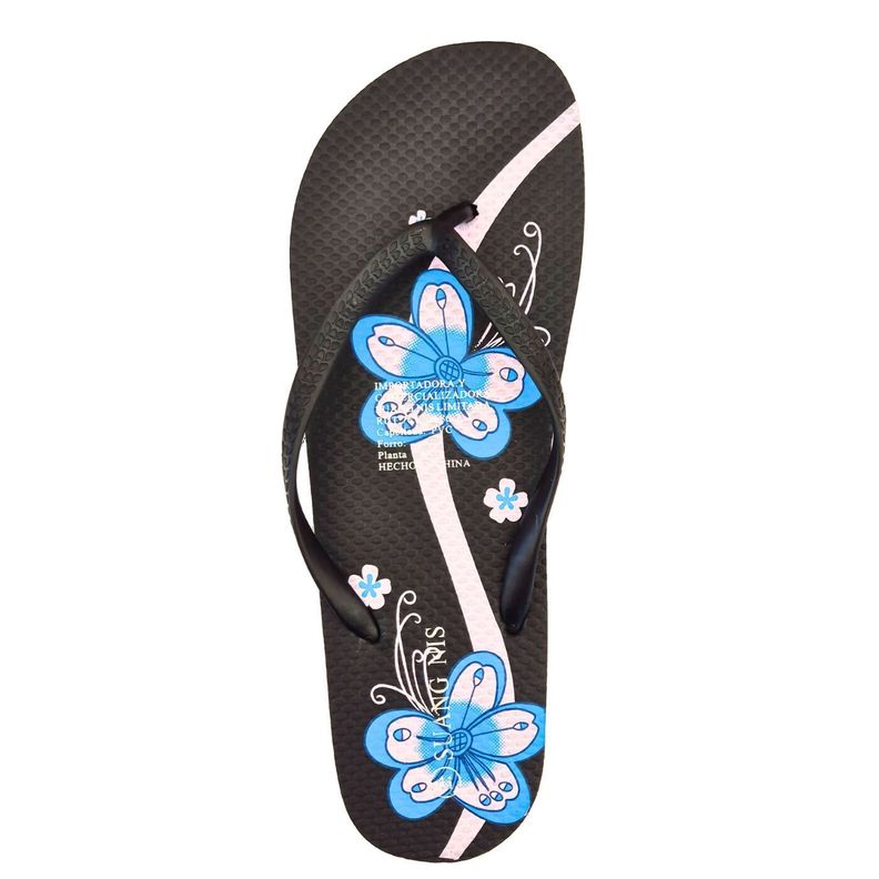 Pack 2 Pares Chalas Mujer Hawaianas Sandalias Suela Goma 1013-2