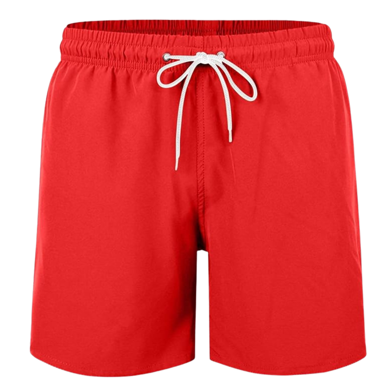 Traje De Baño Hombre Forro Malla Colores Liso 205-3