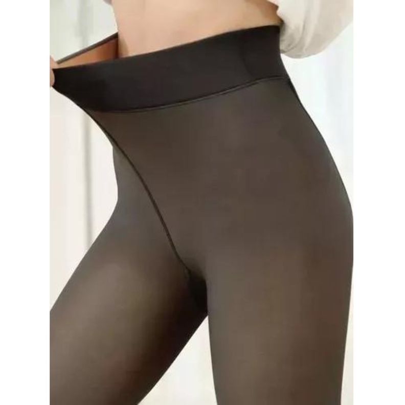 Calza Efecto Piel Mujer Invierno Forro Piel-2