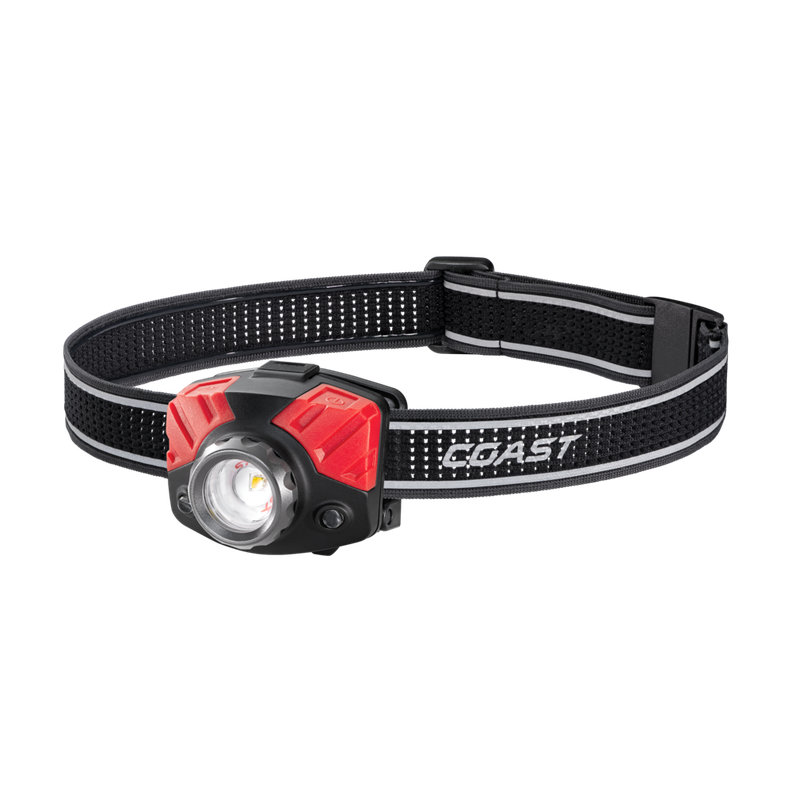 Linterna Frontal Coast FL75R Recargable Negra / Roja-0