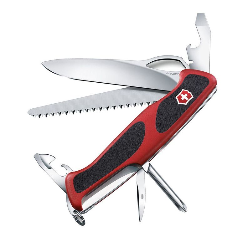 Navaja Ranger Grip 78 color Rojo/Negro Victorinox-0