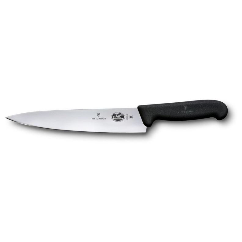 Cuchillo para trinchar Fibrox negro hoja 22 cm. Victorinox