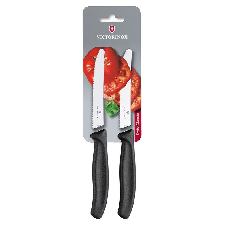 Cuchillo verdura negro 11 cm Victorinox-0