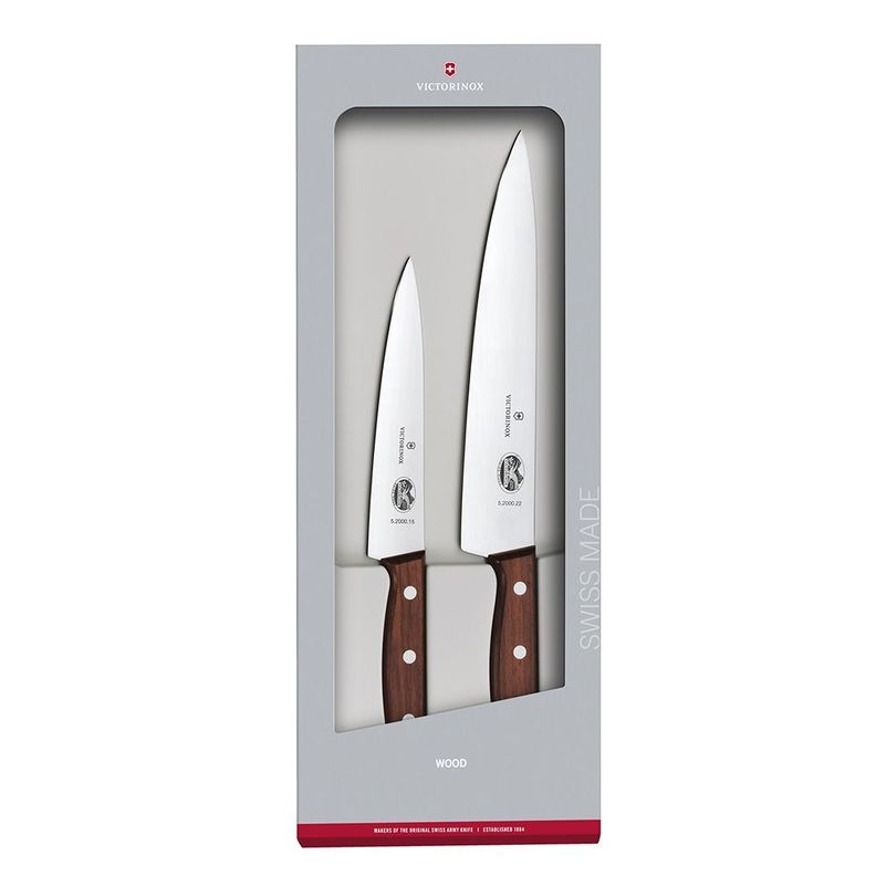 Set Trinchar Rosewood color Café Victorinox-0