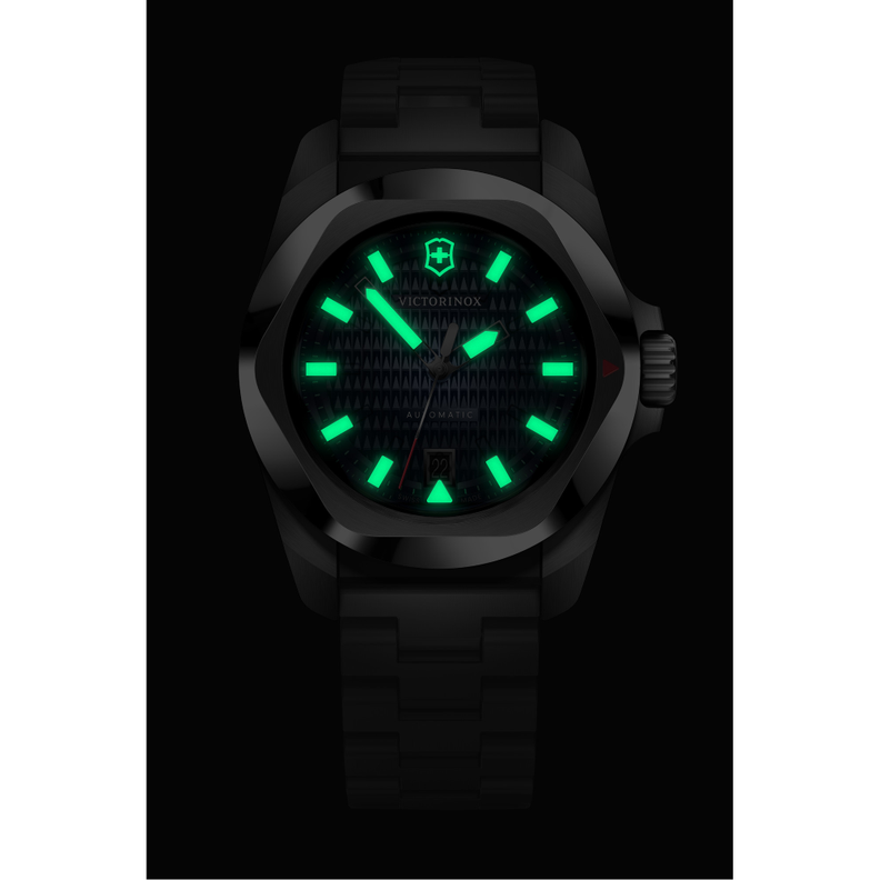 Reloj I.N.O.X. Automático correa de acero inoxidable azul Victorinox-5