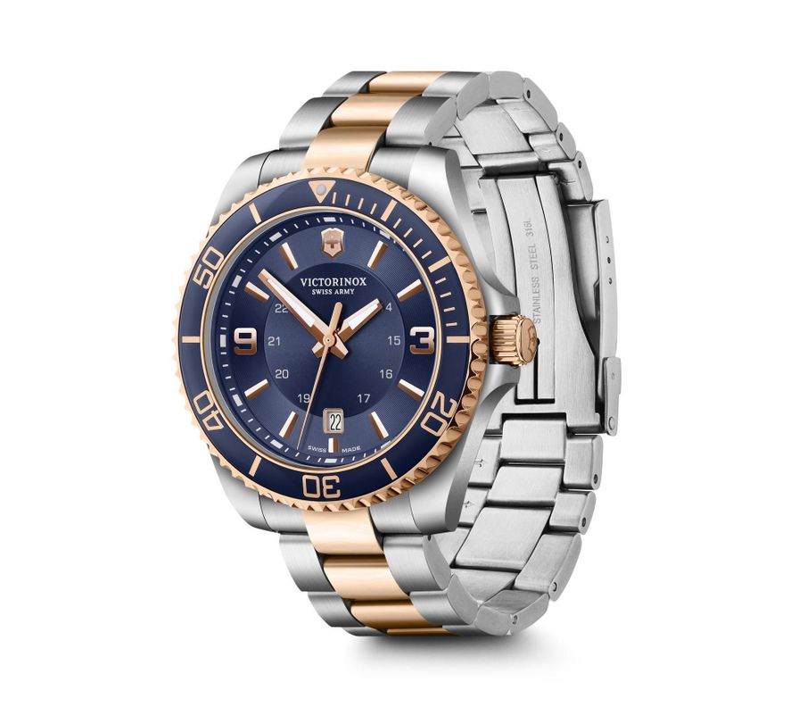 Reloj Maverick Chrono 43 mm correa bicolor-2