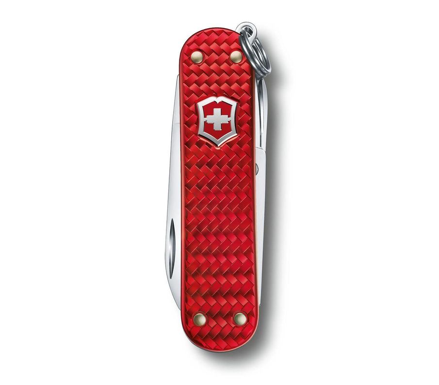 Navaja Pequeña Classic Precious Alox Rojo-1