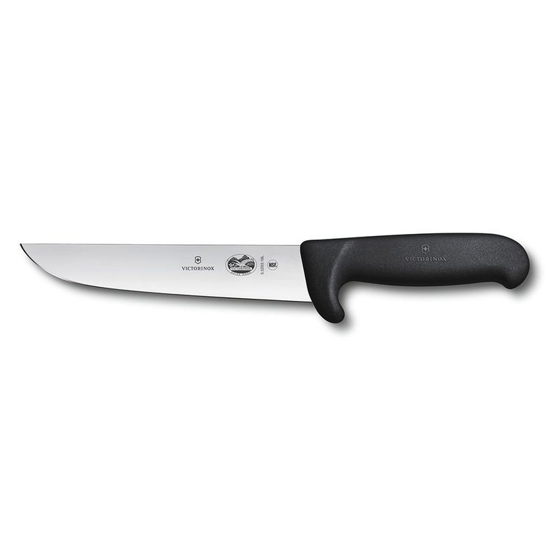 Cuchillo Carnicero Fibrox Negro 18 cm Victorinox-0
