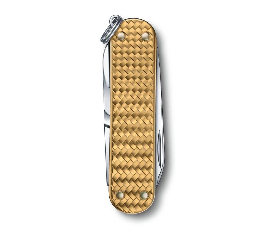 Navaja Pequeña Classic Precious Alox Dorado-2