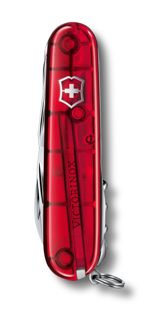 Navaja Huntsman color rojo translúcido Victorinox-2