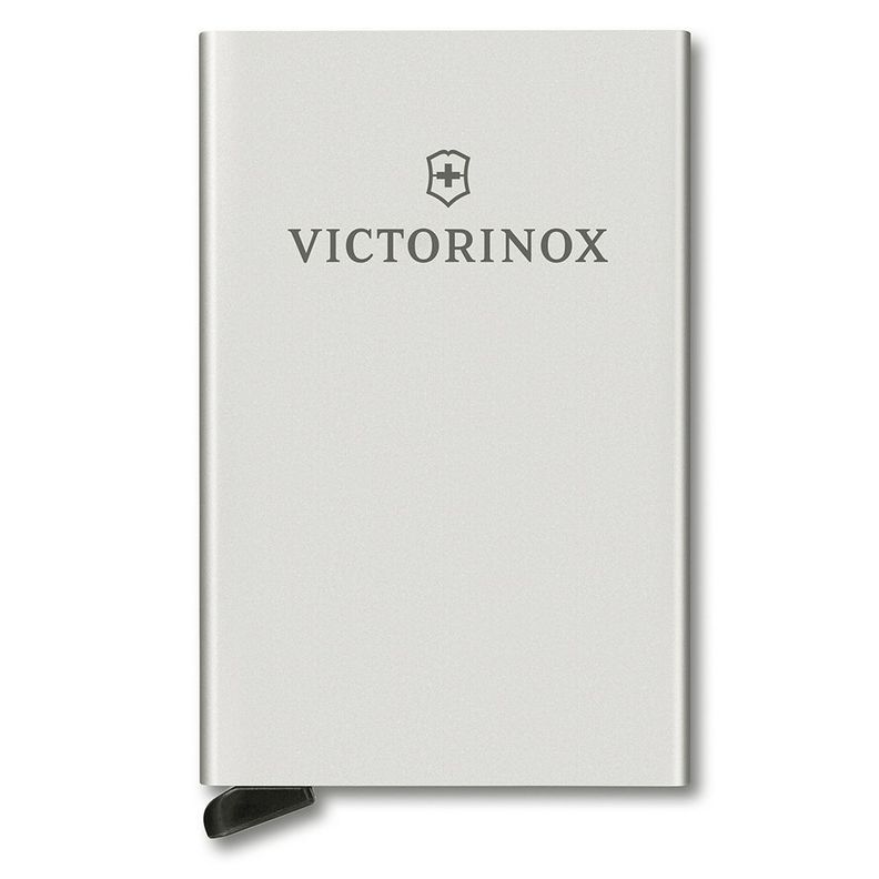 Billetera para tarjetas Altius Secrid Essential color plata Victorinox.-0