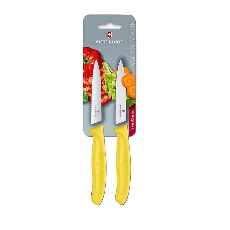 Juego Cuchillos verdura amarillo 10 cm Victorinox-0
