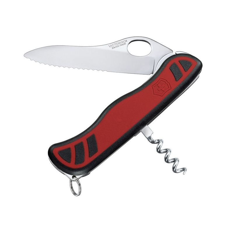 Navaja Sentinel One Hand color Rojo/Negro Victorinox-0