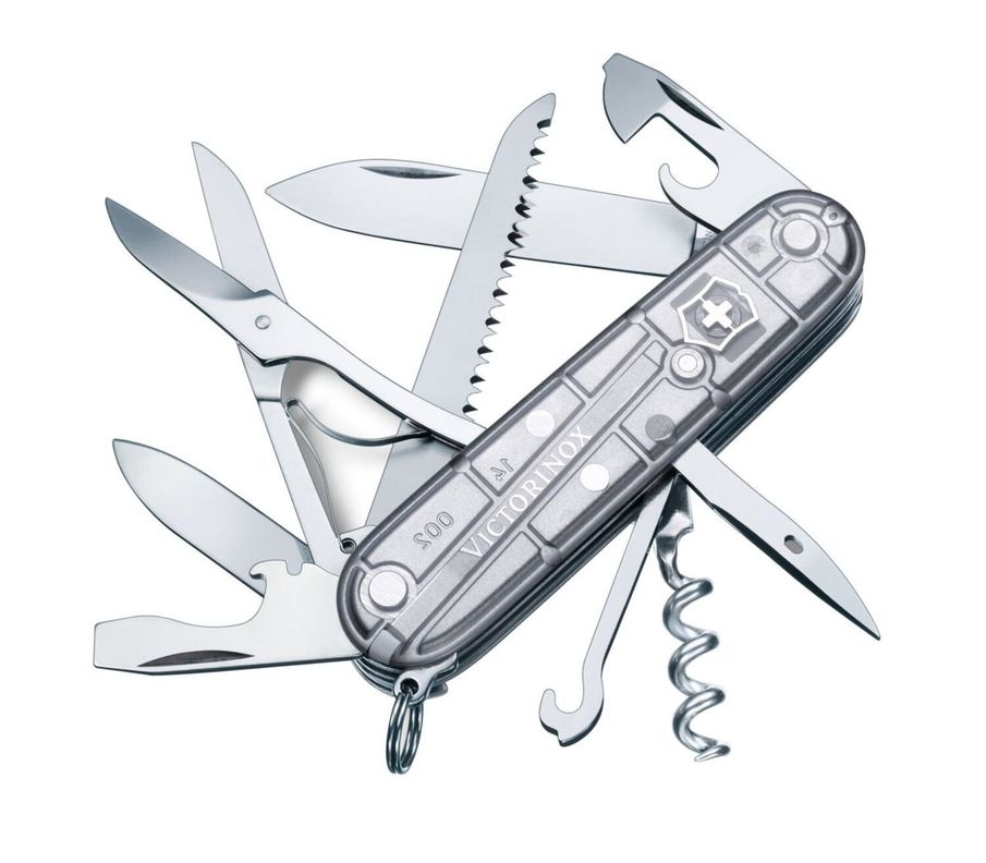 Navaja Huntsman color gris translúcido Victorinox-1