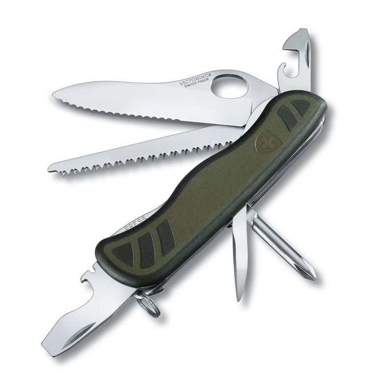 Navaja del Soldado Suizo 08 color Verde/Negro Victorinox-0