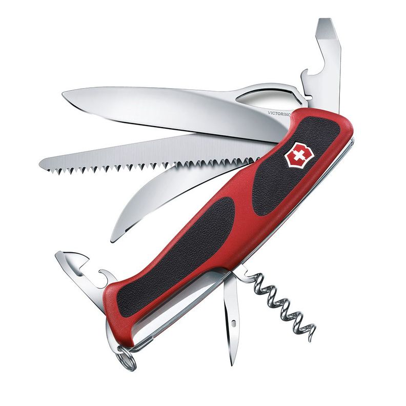 Navaja Ranger Grip 57 Hunter color Rojo/Negro Victorinox-0