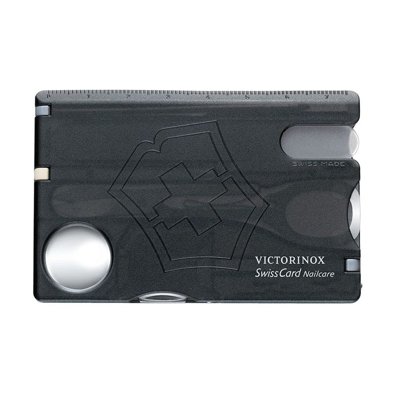 Navaja Swisscard Nailcare color Negro Victorinox-0