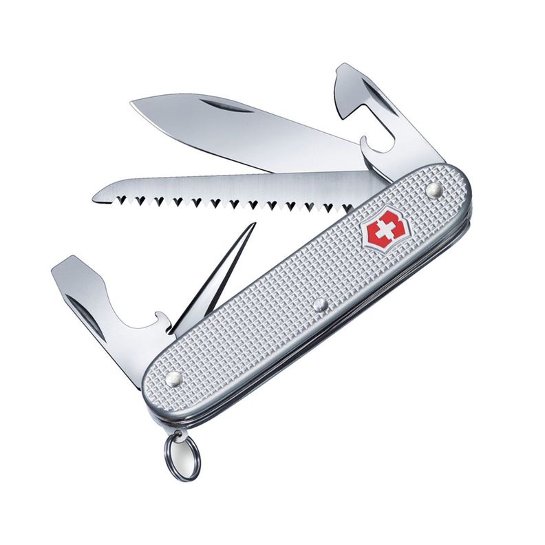 Navaja Farmer Alox color Plata Victorinox-0