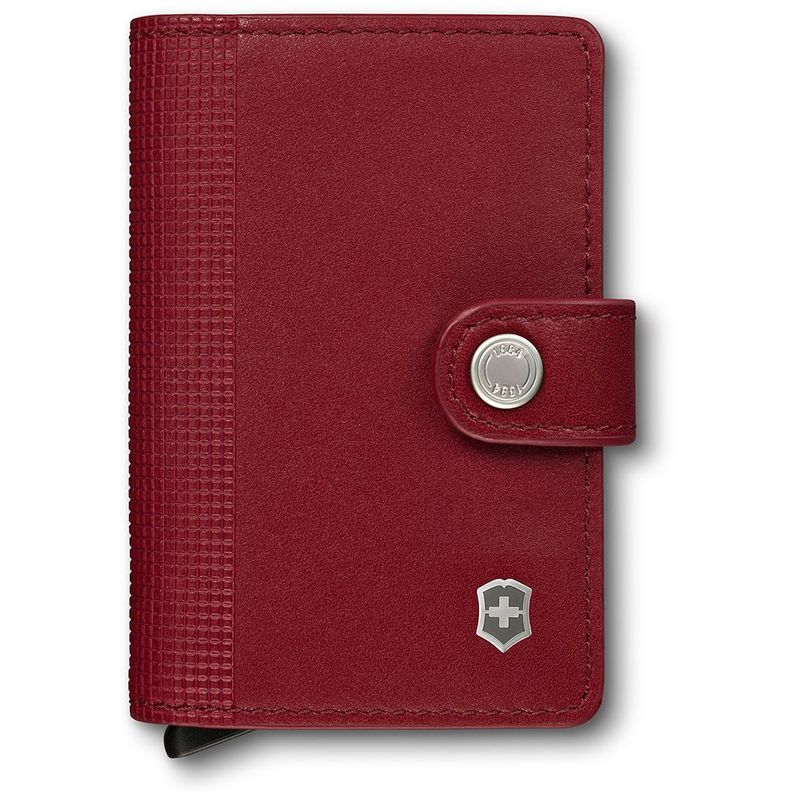 Billetera de cuero Altius Secrid color rojo Victorinox-0