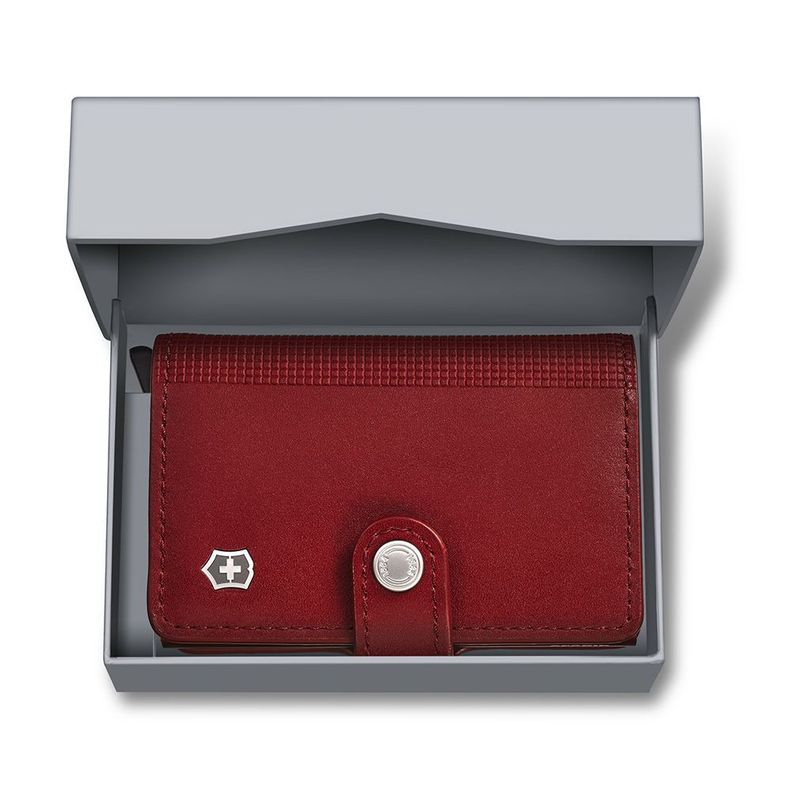 Billetera de cuero Altius Secrid color rojo Victorinox-2