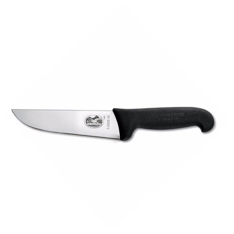 Cuchillo Carnicero Fibrox Negro 16 cm Victorinox-0