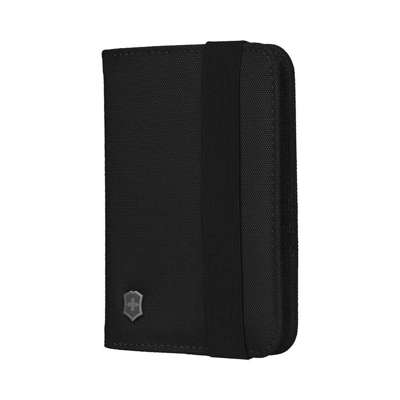Portapasaporte protección RFID negro Victorinox-1