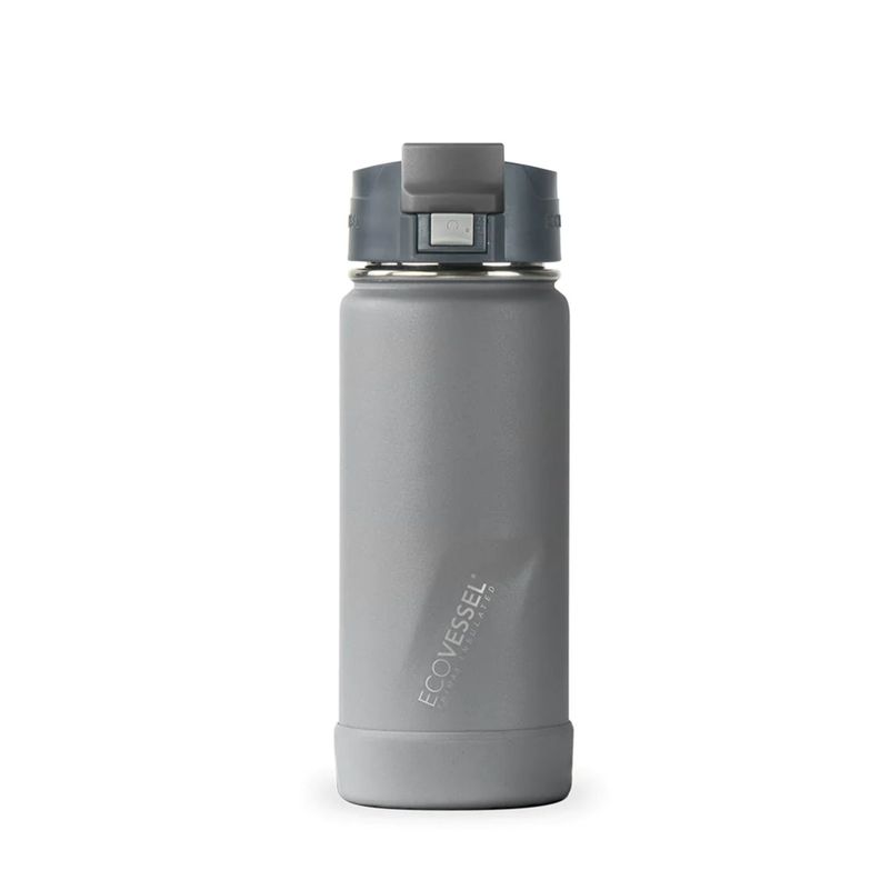 Botella inox de viaje 473 ml The Perk Gris.-0