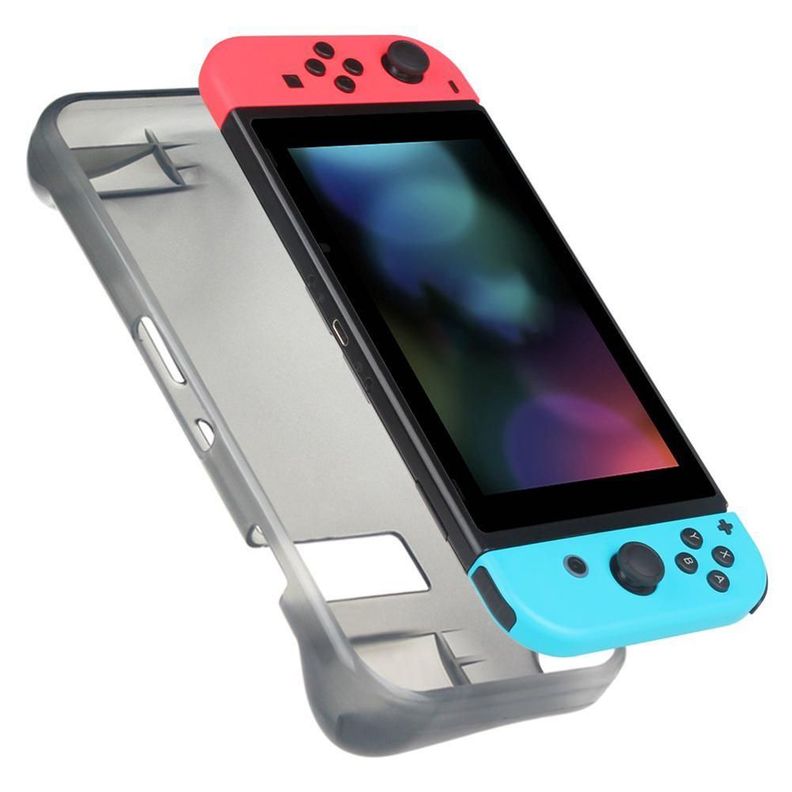 Protector de Tpu Compatible con Nintendo Switch V1/V2 Negro-0