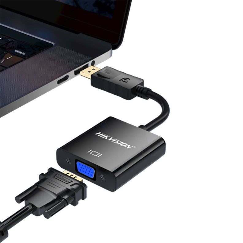Adaptador de DisplayPort Macho a Vga Hembra 20cm Hikvision-1