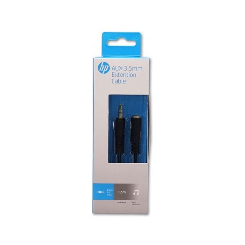 Cable Hp Extensión Auxiliar 3.5mm Largo 1.5 Metros-1