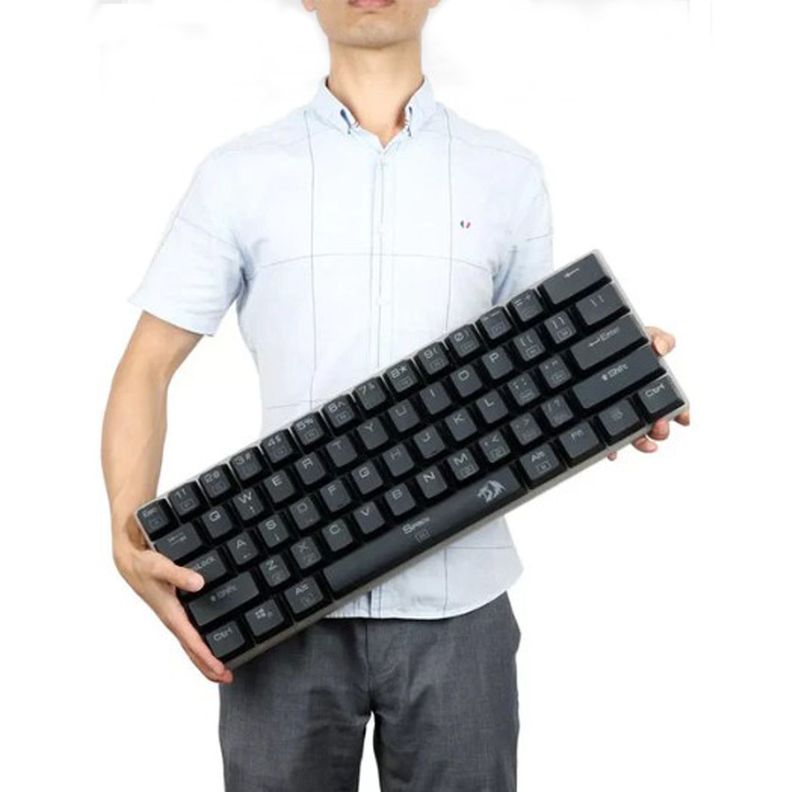 Teclado Gamer Gigante 60% Redragon Alien K605 59cm/20cm/6cm-3