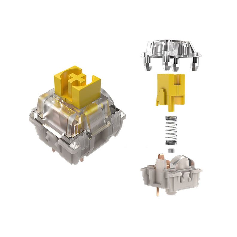 Kit de 36 Switch Razer Yellow Linear 3era Generacion 3 pines-1