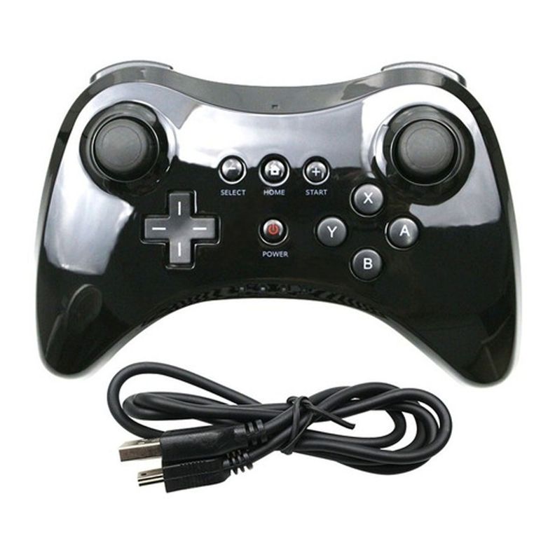 Control Pro Oem Compatible Con Wii U Negro - Crazygames-0