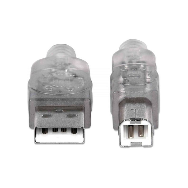 Cable Para Impresoras Usb 2.0 A Macho B Macho 480mbps 1.8mts-2