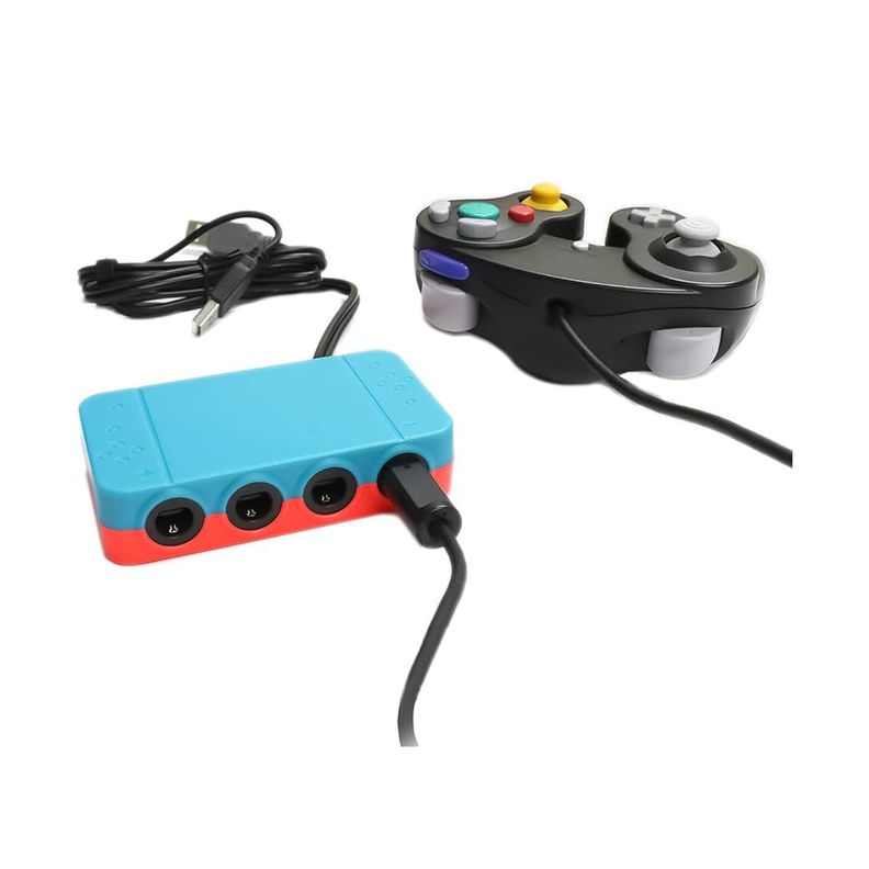 Adaptador De Controles Gamecube Compatible Pc Switch Wiiu-1