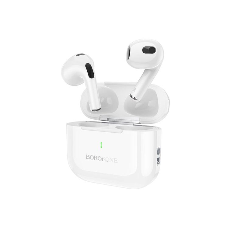 Audífono Bluetooth Tru Wireless Bw58 White Borofone-0