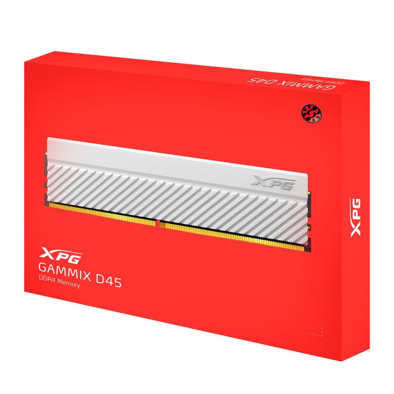Memoria Ram XPG Gammix  D45 DDR4 8GB 3200MHz Blanca-2