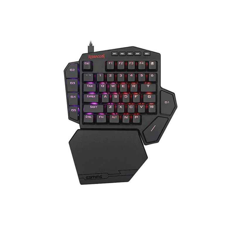Teclado Mecanico De Una Mano Redragon Diti K585RGB SW Brown-0