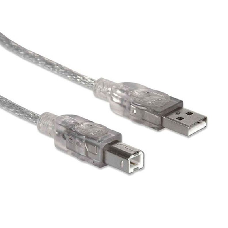 Cable Para Impresoras Usb 2.0 A Macho/ B Macho 480 Mbps 3mt-0