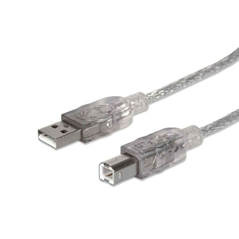 Cable Para Impresoras Usb 2.0 A Macho/ B Macho 480 Mbps 3mt-1