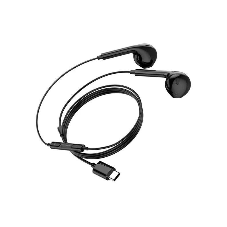 Audífono Tipo C BM80 Black - Borofone-1