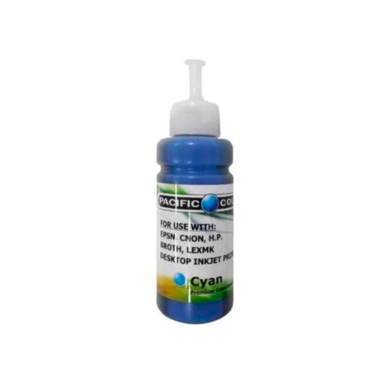 Tinta Para Recarga de Impresoras 100ml Premiun Cyan-0