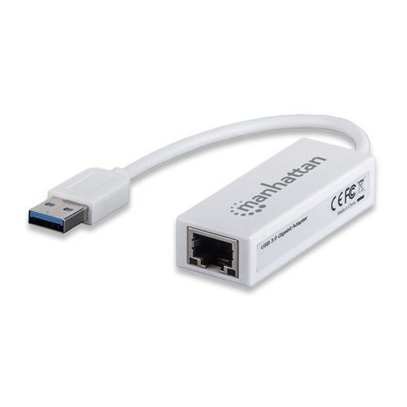 Adaptador Lan Gigabit Ethernet A Usb 3.0 Manhattan-0