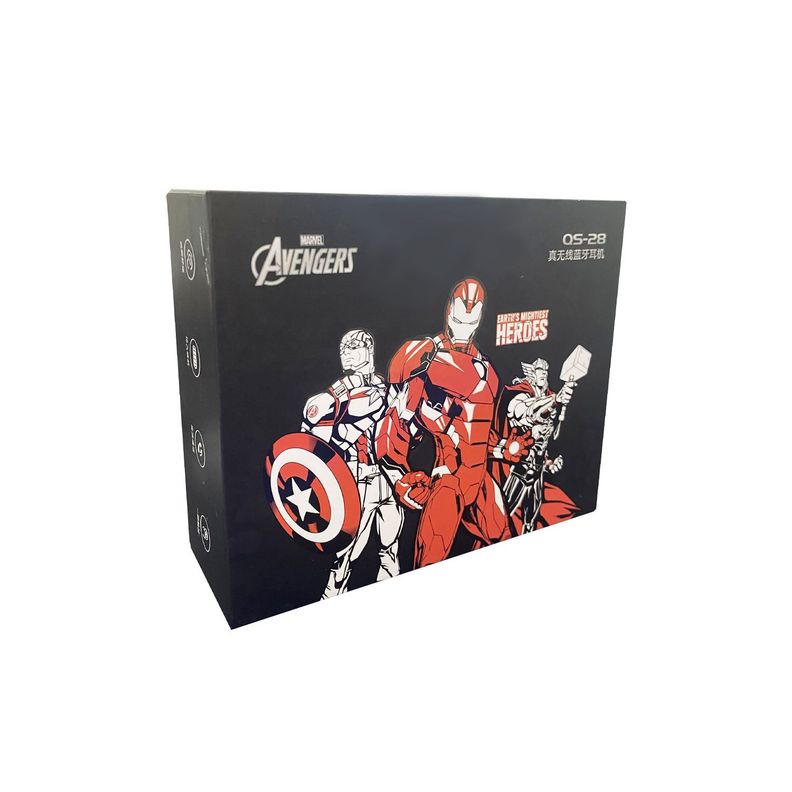 Audifono Bluetooth 5.3 Lenovo QS-28 Marvel Capitan America-2