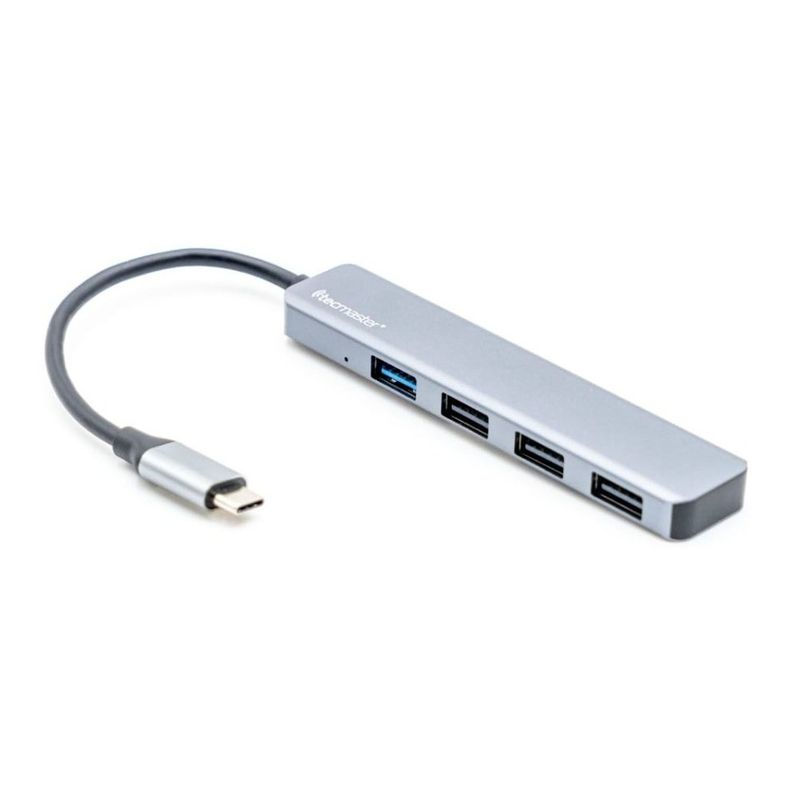 Hub Usb Tipo-c A 4 Puertos Hi-speed Tecmaster - Crazygames-0