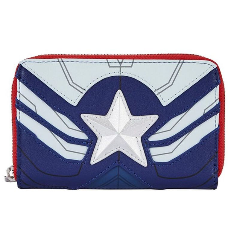 Billetera Loungefly Marvel Falcon Captain America Cosplay-0