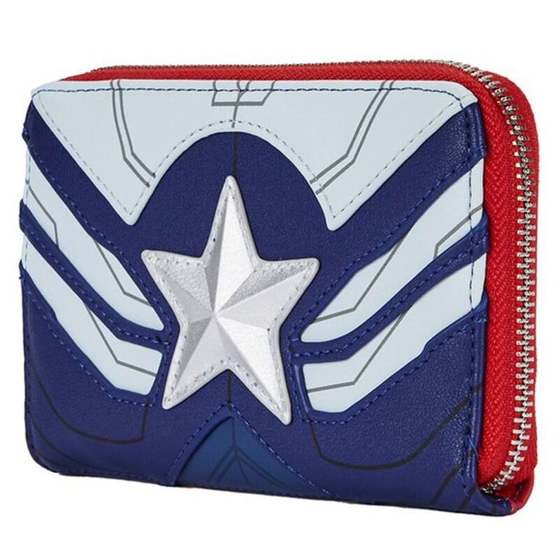 Billetera Loungefly Marvel Falcon Captain America Cosplay-2