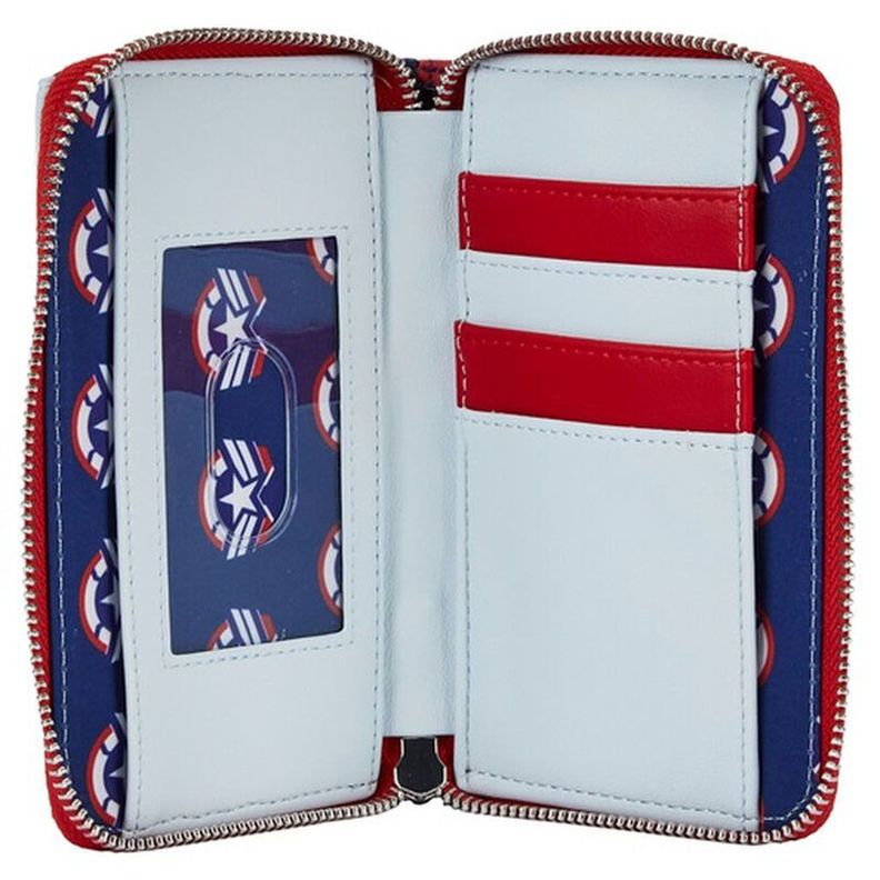 Billetera Loungefly Marvel Falcon Captain America Cosplay-3